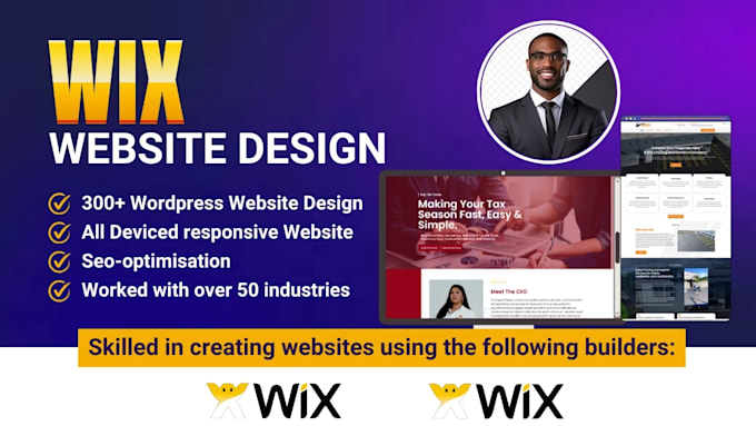 Gig Preview - Do wix website redesign wix website design wix website redesign wix store seo