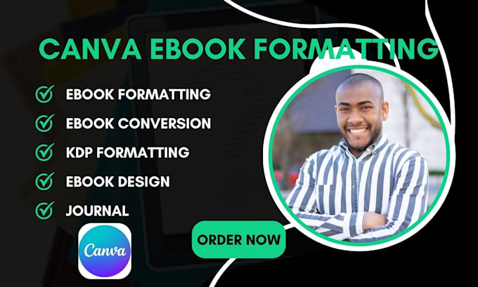 Bestseller - design canva ebook kdp journal formatting ebook conversion kdp ebook formatting