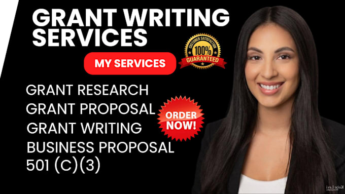 Bestseller - research grant, write grant proposal, apply for grant, do business plan, 501c3