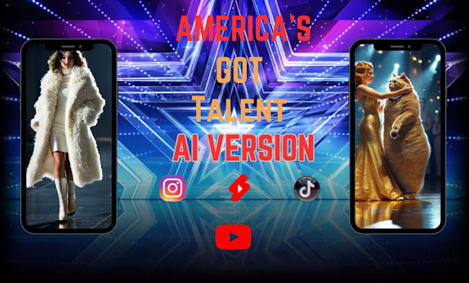 Gig Preview - Do viral american got talent video, ai fusion for youtubeshort, tiktok and reels