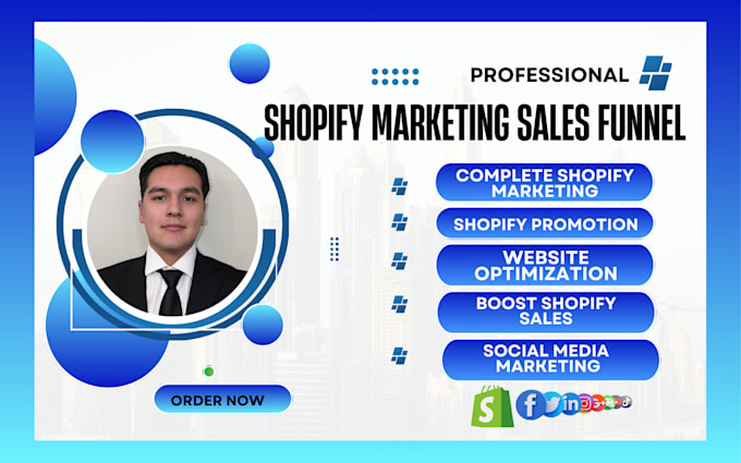 Gig Preview - Increase shopify sales, complete shopify marketing, or website promotion