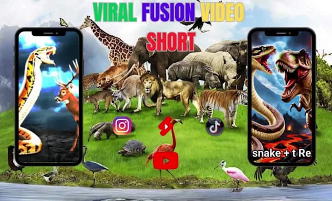 Gig Preview - Do custom ai hybrid animal fusion video for social media, football fusion video