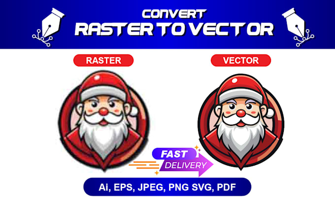 Gig Preview - Transform your raster images into stunning vector images