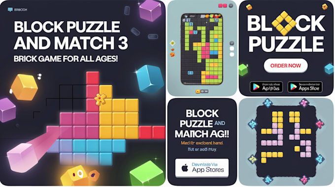 Gig Preview - Create amazing puzzle, console and match 3 game of your choice