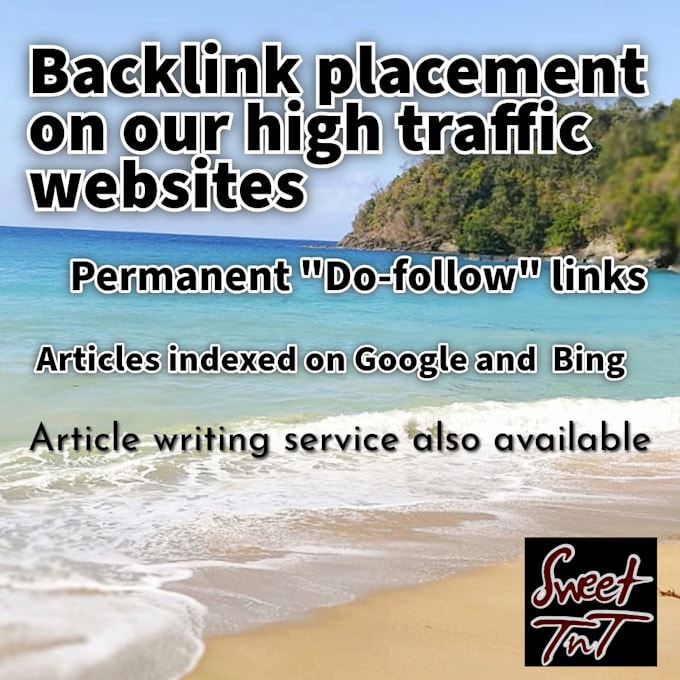 Gig Preview - Place backlinks on our website to boost your traffic