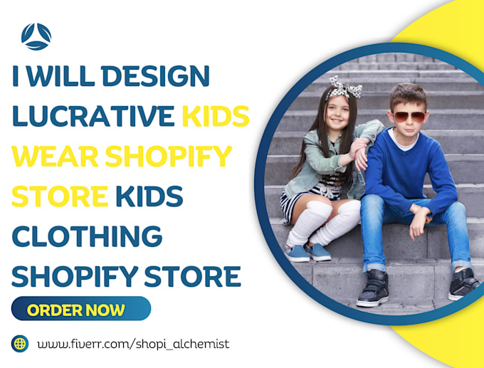 Gig Preview - Design lucrative kids wear shopify store kids clothing shopify store