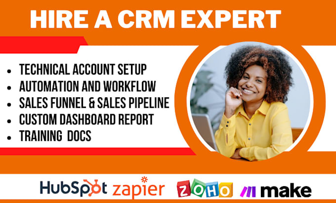 Gig Preview - Setup hubspot crm for sales, pipeline and full marketing automation