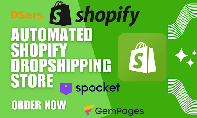 Gig Preview - Create shopify store design shopify dropshipping ecommerce website shrine theme