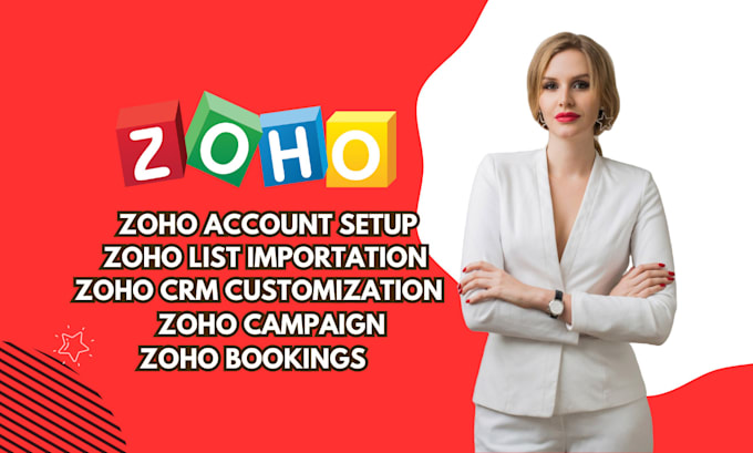 Gig Preview - Do zoho automation, zoho landing page, hubspot crm, zoho crm, zoho books