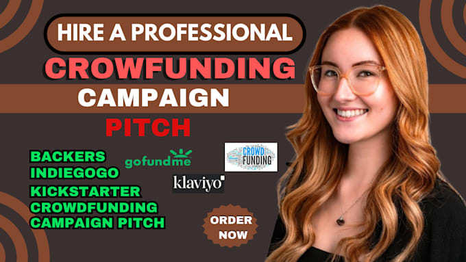 Gig Preview - Craft an engaging campaign pitch for crowdfunding or fundraising