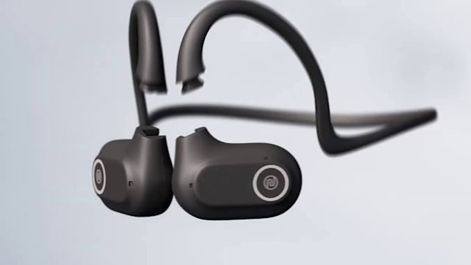 Gig Preview - Design 3d earbud animation, 3d airpod, 3d animation 3d headphone of your product