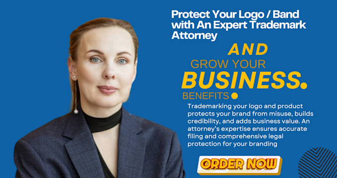 Gig Preview - Help to protect your brand through trademark registration as your attorney