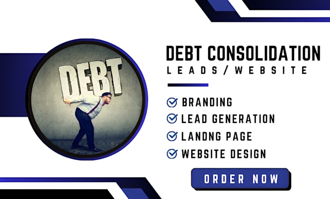 Bestseller - debt consolidation leads debt settlement debt relief leads debt relief website