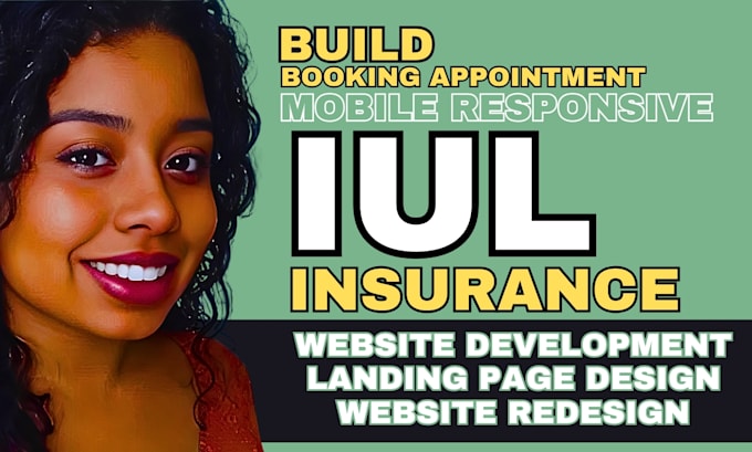 Bestseller - iul insurance website landing page, insurance website, iul insurance website