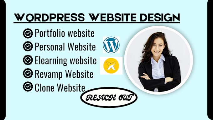 Bestseller - built business website  portfolio website landingpage or blog