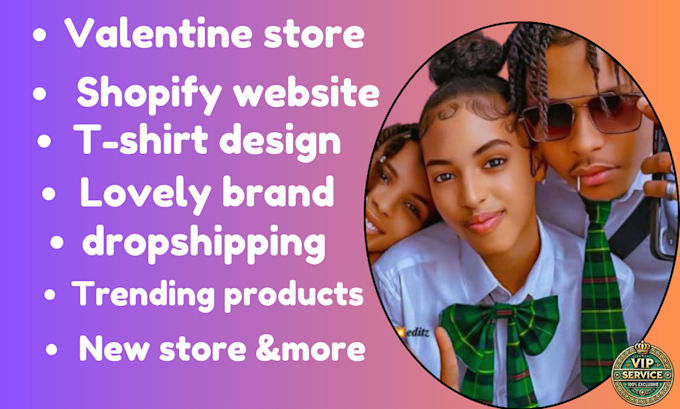 Gig Preview - Top trending products research, valentine shopify website, dropshipping store