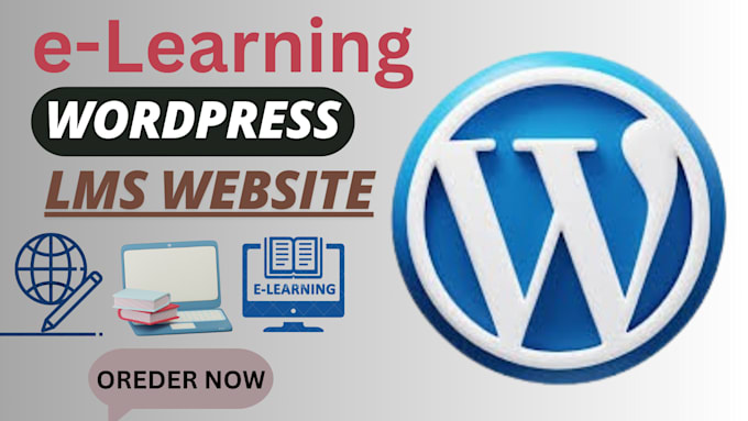 Gig Preview - Build wordpress lms website with learndash, elearning website