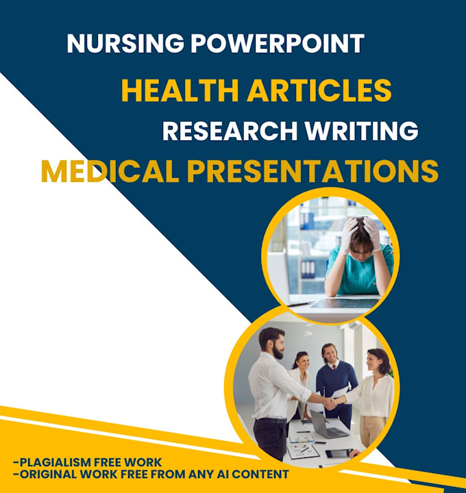 Gig Preview - Do urgent health article, social work research n nursing powerpoint presentation