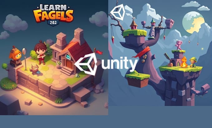 Gig Preview - Develop unity 2d game development, top town 2d game, 2d mobile game app in unity