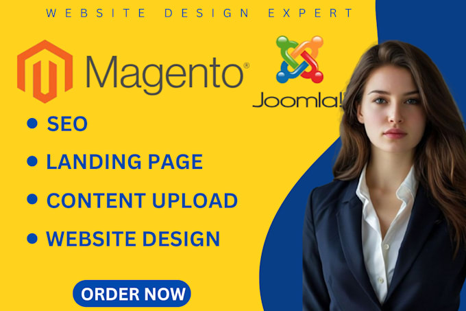 Gig Preview - Design or redesign magento, joomla website, fix magento 2 problems