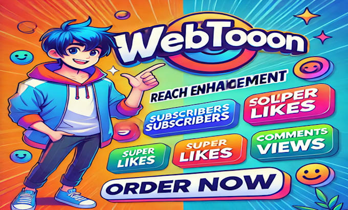 Gig Preview - Promote your webtoon comics tapas manga to increase visibility