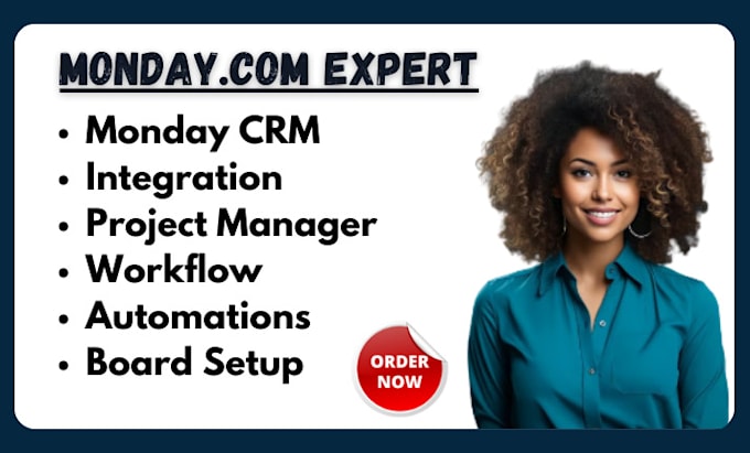 Gig Preview - Provide monday board setup, monday CRM, automation, integration, and workflow