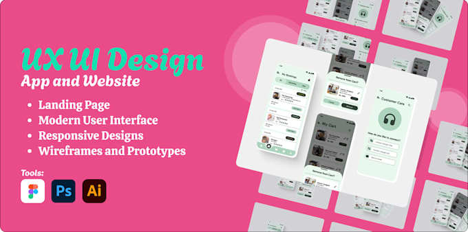 Bestseller - create professional UX UI design for web, mobile apps and for website