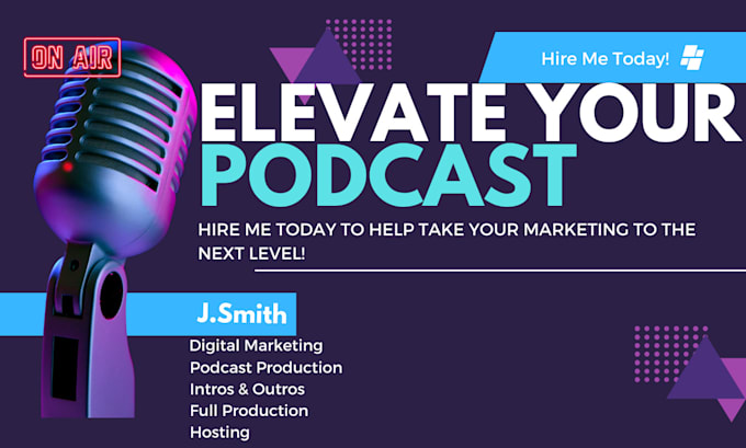 Gig Preview - Create professional podcast intros and outros to elevate your brand