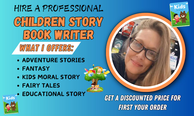 Bestseller - ghost write engaging children story, kids story, children book as ebook writer