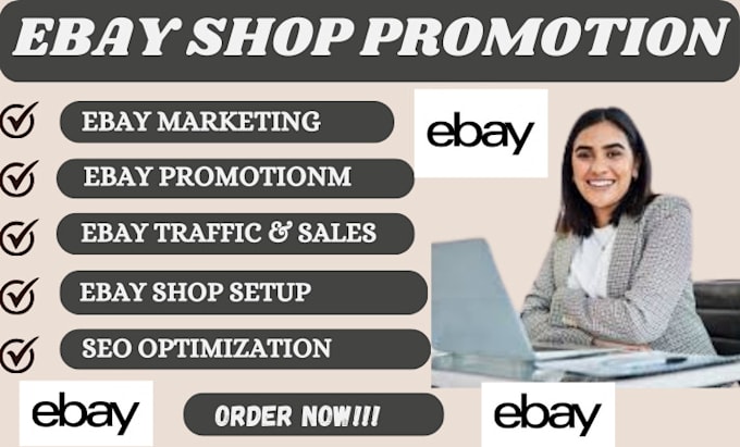 Gig Preview - Do ebay store promotion increase visibility to boost sales, pinterest marketing