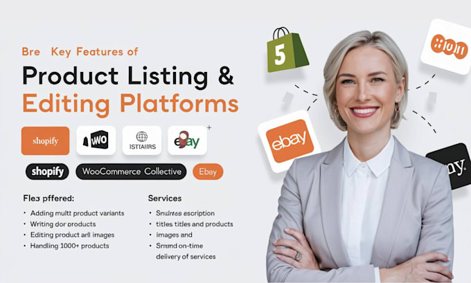 Gig Preview - Do shopify product listing and collection management