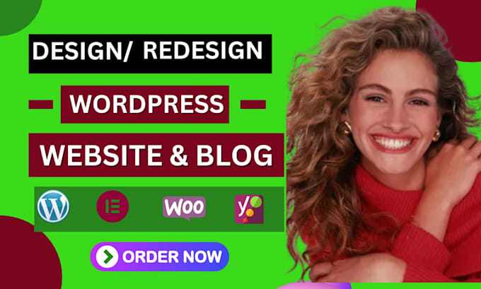 Gig Preview - Build professional wordpress, website development, redesign wordpress website