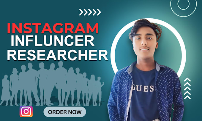 Gig Preview - Find instagram influencer list for researcher