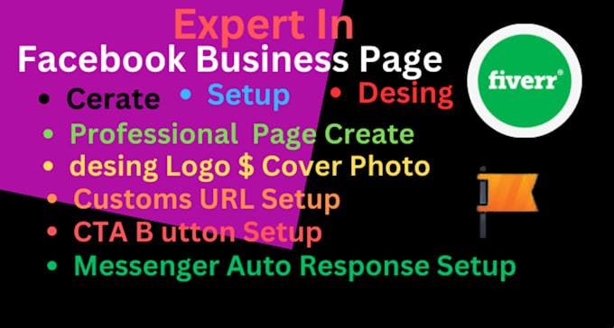 Gig Preview - Create facebook business page and setup fb fan page