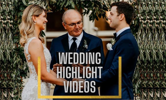 Bestseller - do cinematic, stunning wedding video, film, teaser, highlights, trailer editing