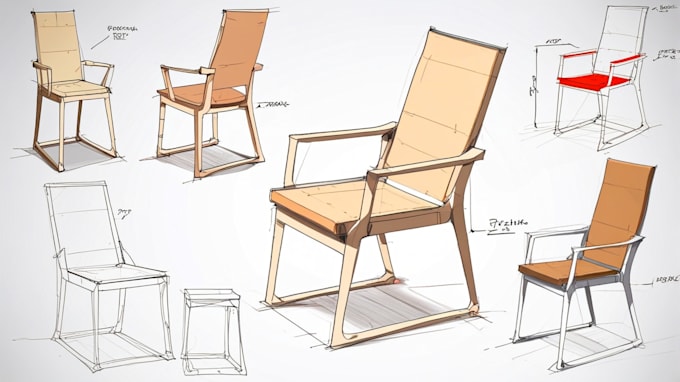 Gig Preview - Develop industrial and product design concept by sketches