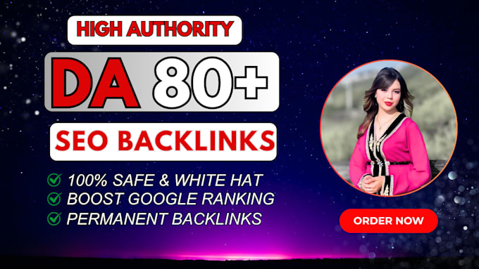 Gig Preview - Manually create authority backlinks with white hat link building, off page SEO