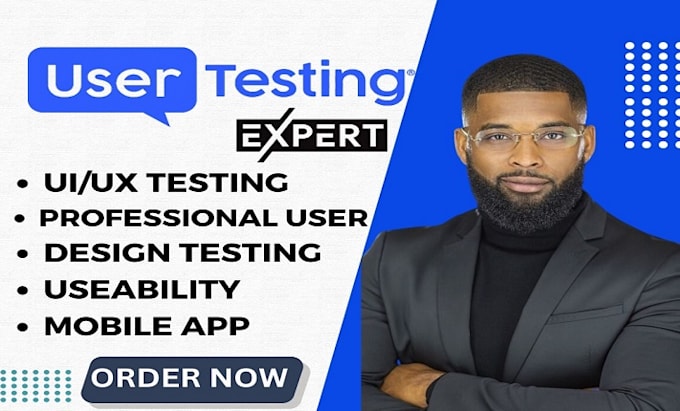 Gig Preview - Review user testing and website testing, app user testing for usability UI UX