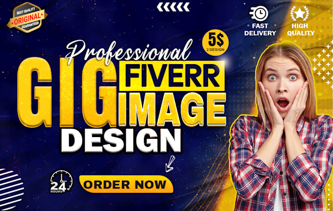 Bestseller - design catchy and high quality fiverr gig image thumbnail