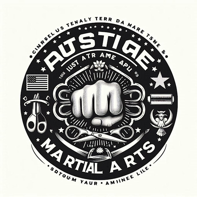 Gig Preview - Do abstract martial arts logo design