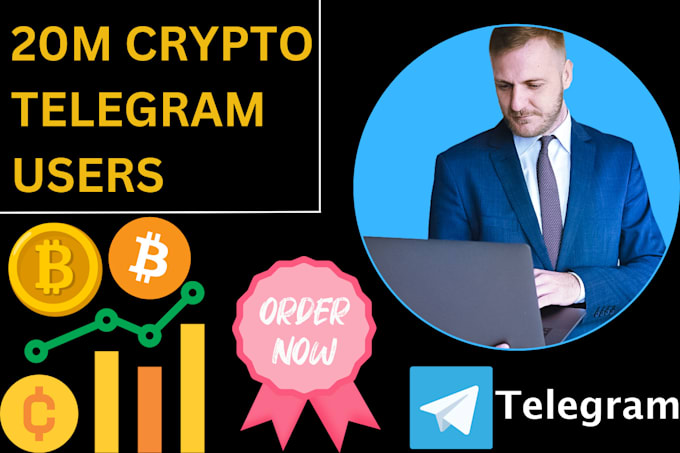 Gig Preview - Grow crypto telegram subscribers telegram promotion telegram marketing