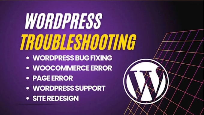 Gig Preview - Fix wordpress issues support elementor divi troubleshoot woocommerce expert help