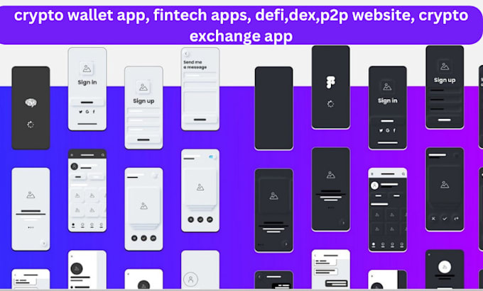 Gig Preview - Build crypto wallet app fintech apps defi dex p2p website crypto exchange app