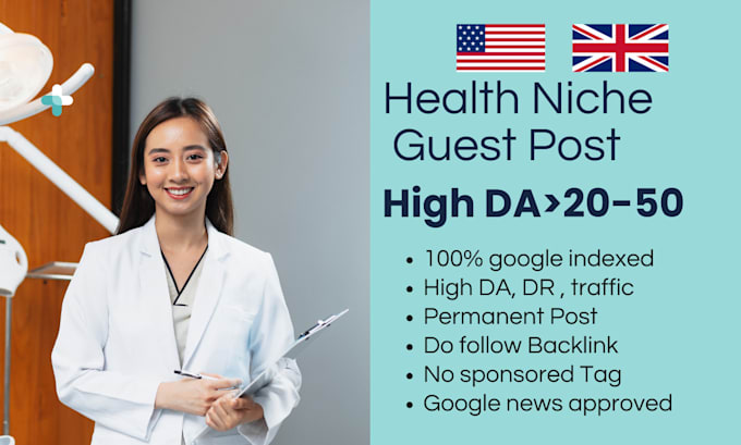 Gig Preview - Publish health article on pure health blog dofollow backlink