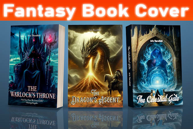 Gig Preview - Design a unique fantasy cover for ebook and print