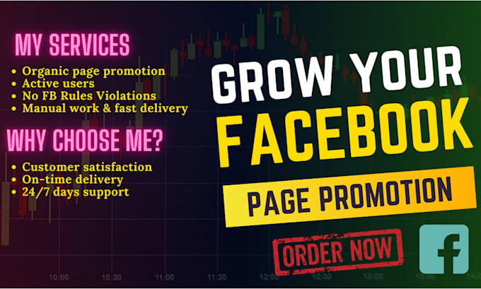 Gig Preview - Grow facebook page promotion super fast organically