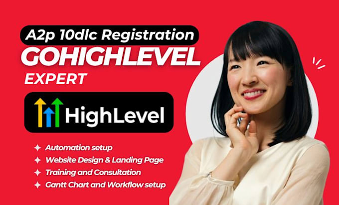 Gig Preview - Gohighlevel migrate kajabi course website a2p 10dlc registration email marketing