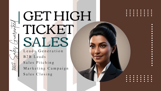 Gig Preview - Do high ticket sales closing deals, sales rep, b2b, sales pitch