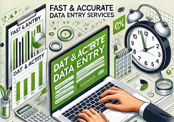 Gig Preview - Accurate and fast data entry