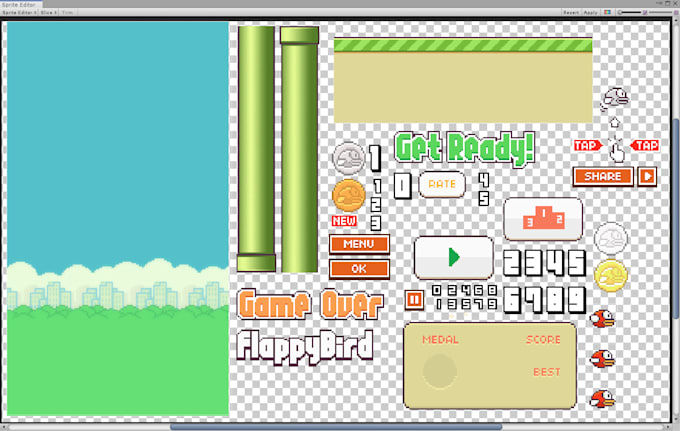 Gig Preview - Create custom a flappy bird style game, visual novel game for you